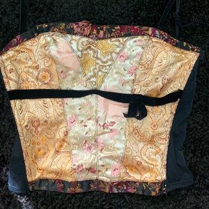 Vintage design corset top